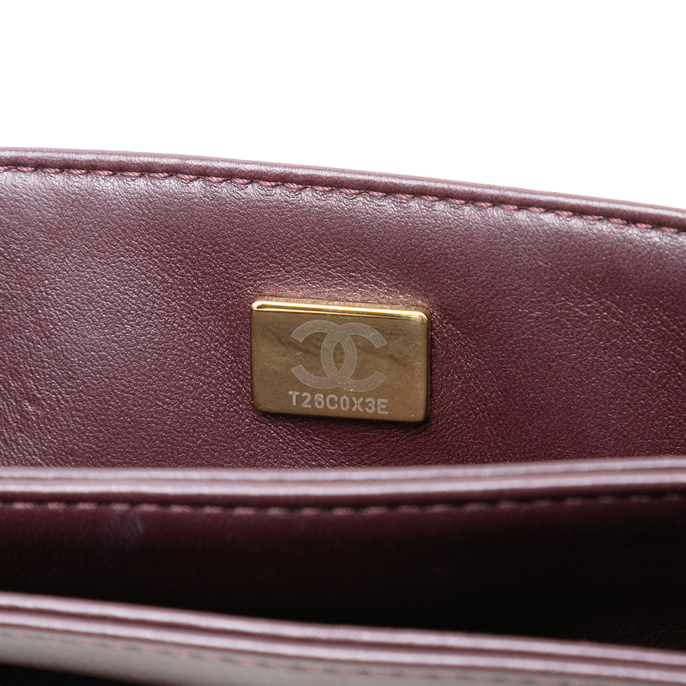 Pre-Loved Chanel CC Quilted Lambskin Looping Chain Flap - Picture 5 of 7